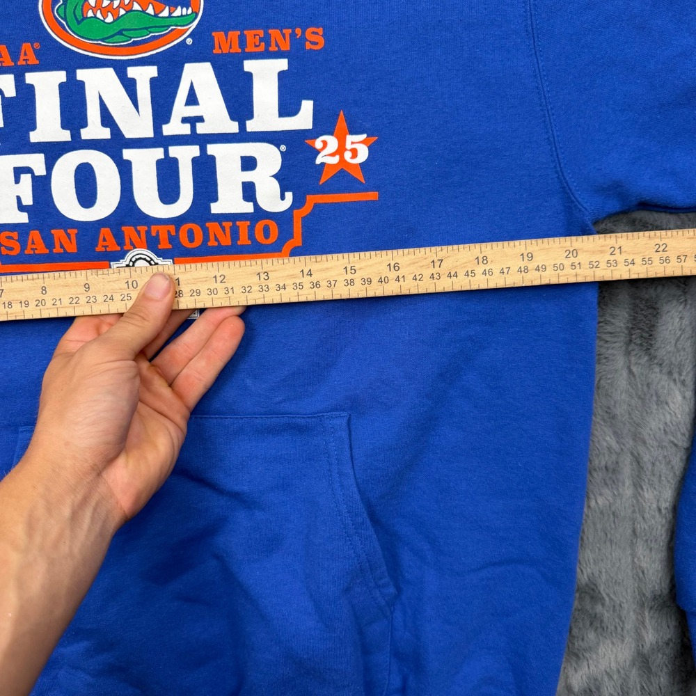 Champion Florida Gators NCAA Final Four 2025 San Antonio Hoodie Blue Mens Medium - Picture 3 of 7